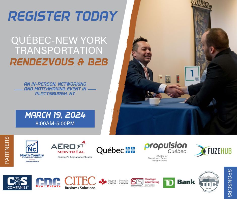 Québec - New York Transportation Rendez-vous Invitation