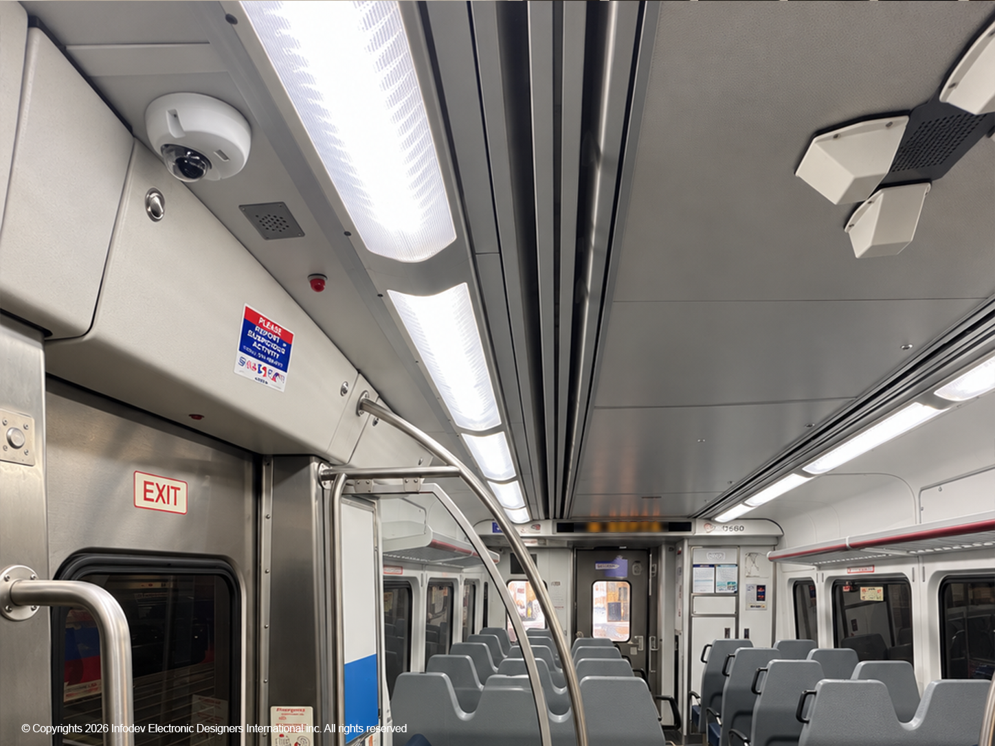Infodev AI APC Mounted Camera metro