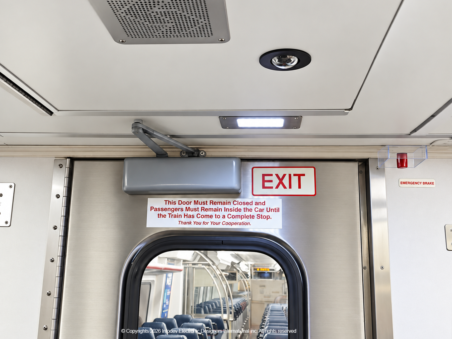 Infodev AI APC Recessed Camera rail R2906
